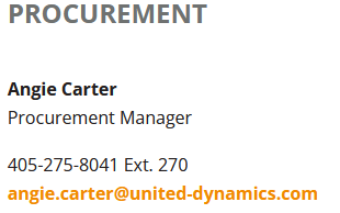 Procurement_Contact Procurement_Contact